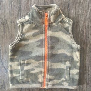 4/$20 Carter’s Camo vest 3 months